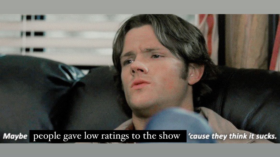 impalanights's tweet photo. Honestly doubt that anyone of “our side” of the fandom would do this. We’re busy focusing on our favs unlike hellers who tried to get walker canceled and down voted it without watching. Personally I don’t even know where this show airs or where to even go to leave a low rating https://t.co/vflhdyBJT4