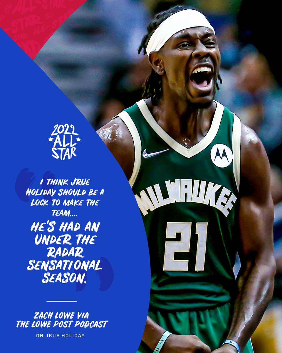Bucks's tweet photo. .@ZachLowe_NBA gets it. 

RT to make sure @Jrue_Holiday11 is a lock for #NBAAllStar. ⭐️ https://t.co/AKTO8rGE2M