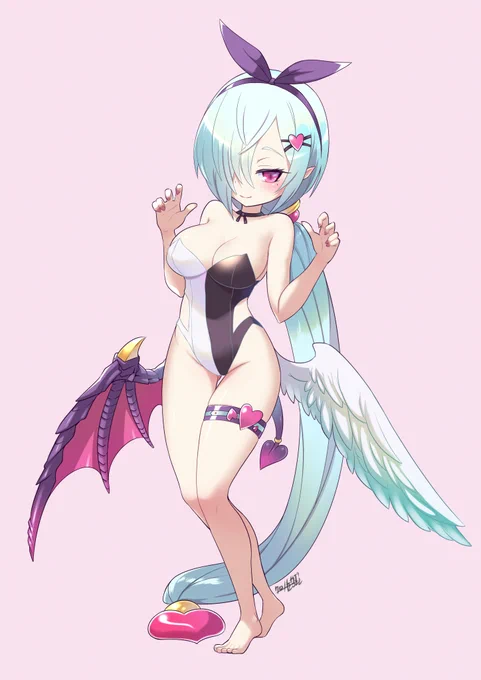 新オリキャラ^^;
「サキュバス」のミラちゃん。 