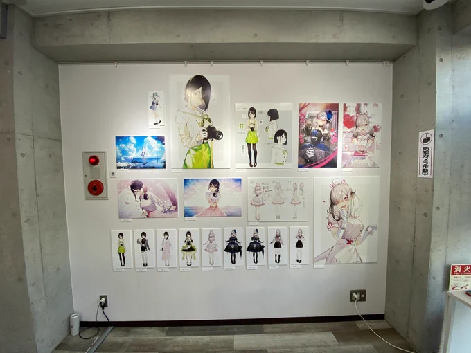かやはらママの個展来た〜
どの絵も見入ってしまって長居してしまった 
