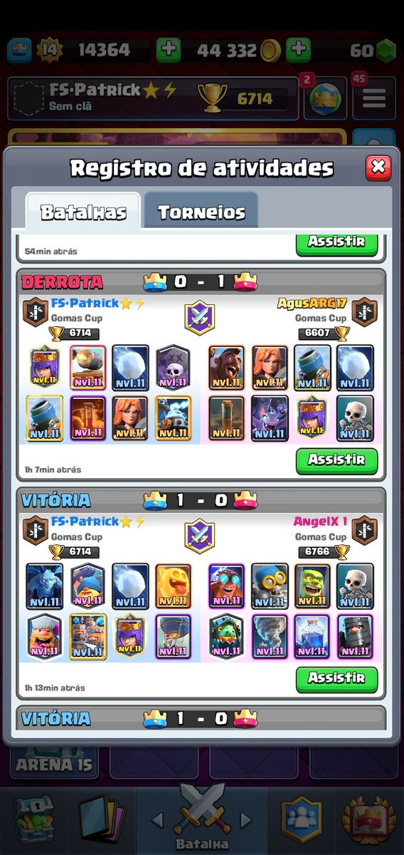 3/1 Hoje Com a @FireStorm_GG  Poderia Ter sido 4/0 
1 segundo a mais e teria ganho o jogo! 
Classificados aos playyofs 🇧🇷❣️
Bien jugado a mi companheiros
<a href="/Denisoliveira46/">Denis</a> 
<a href="/Chris19B/">🧊Chris19🧊</a> 
@IamCHINOGG