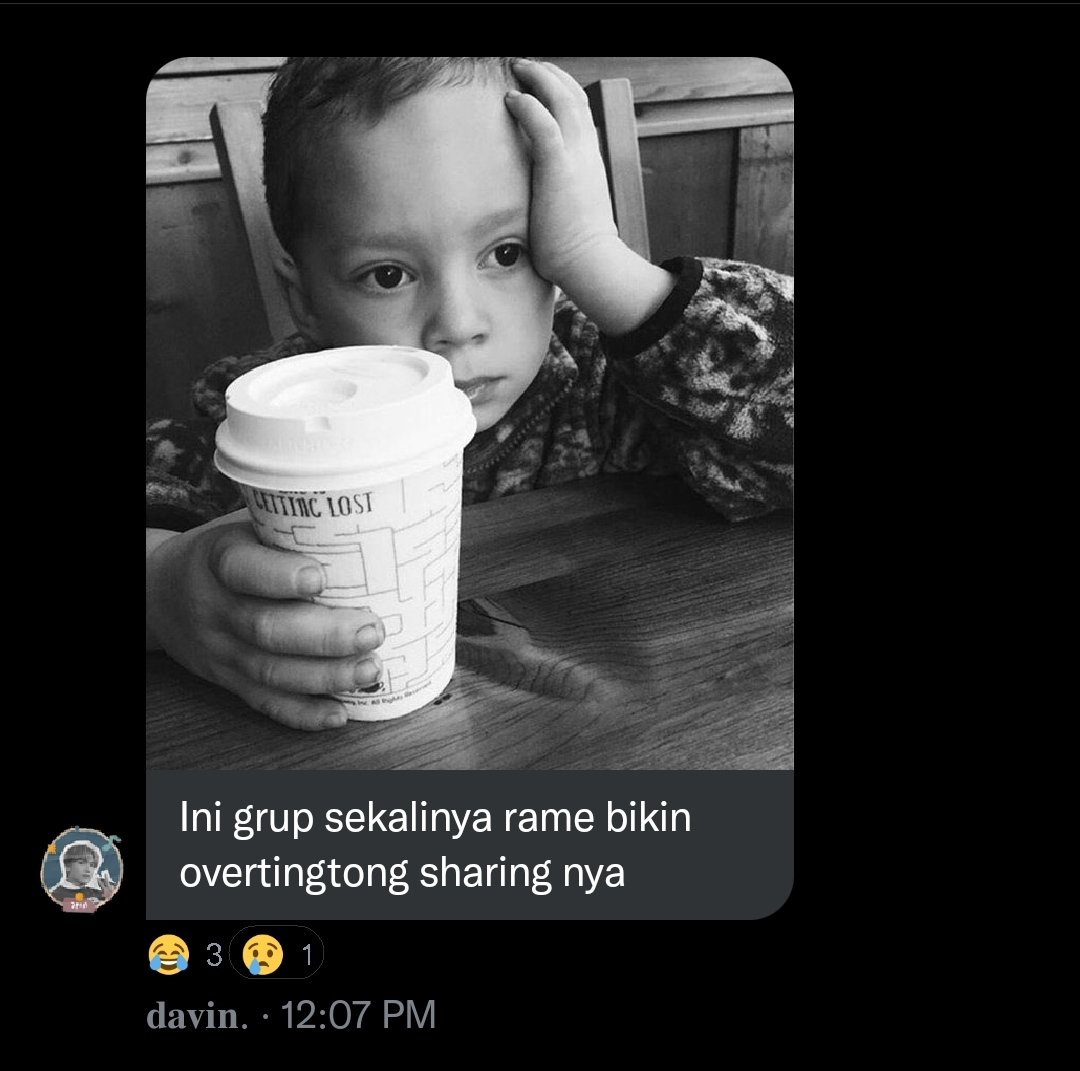 angkasadr's tweet photo. Si paling overthinking https://t.co/pmqSdkYumy