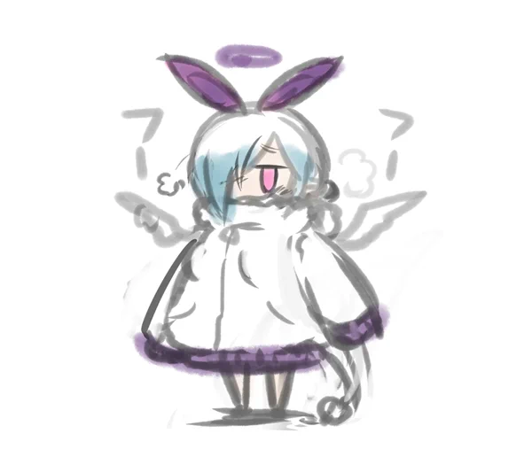 ちなみにこんな感じでいつもたたずんでいる。
この魔法のコート下は、すきにできて、全裸～普段着までなんでもござれ。
#サキュバス学園フィギュア化コンペ
これ用にも裸差分描いてたけど、たぶんためだったが、おきにいりなので、あとでファンティアとかにも裸差分とかおいておきますね😇 
