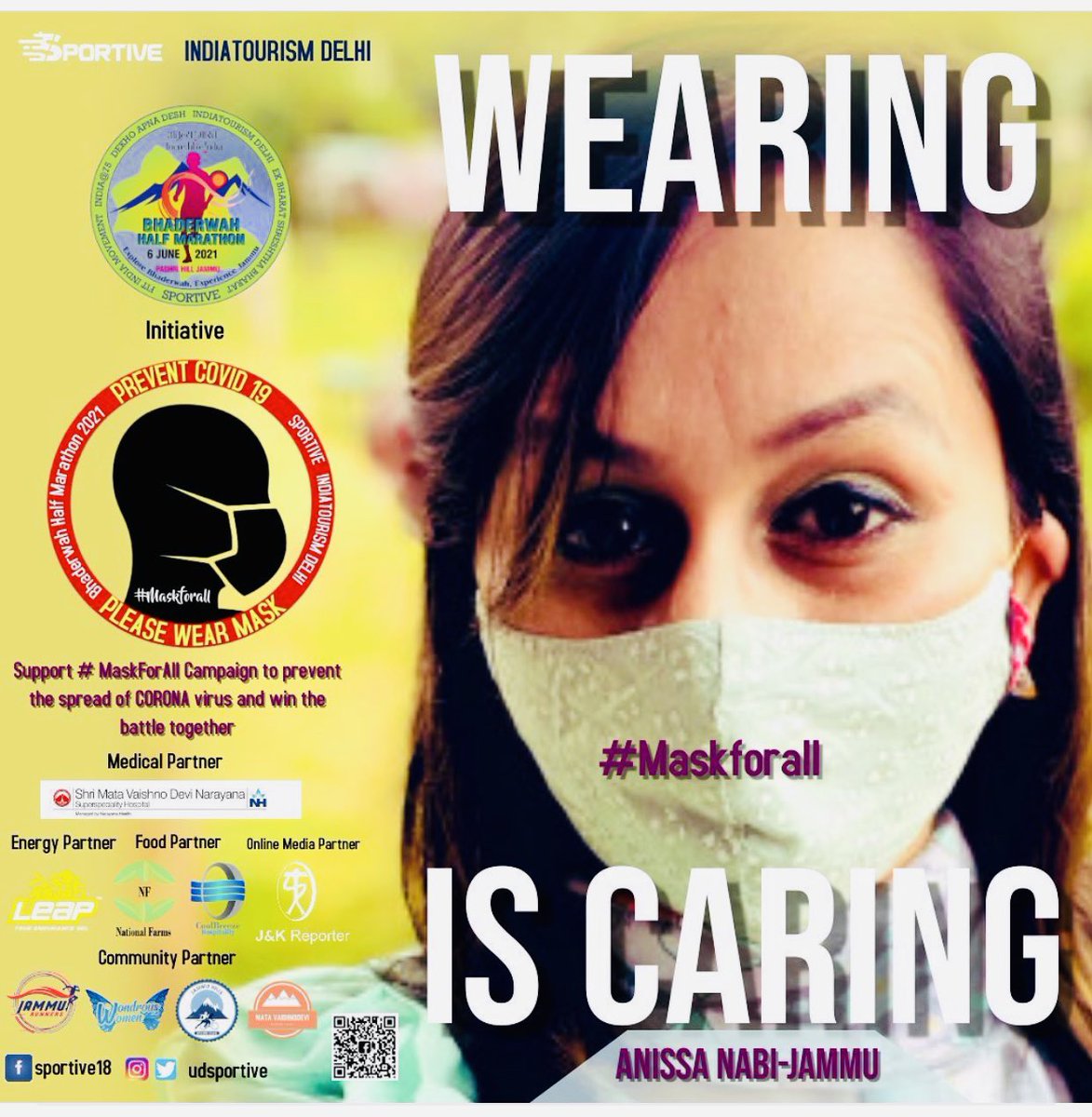 AnissaNabi1's tweet photo. Time to mask up again. Wearing is caring. Join me for the campaign. Let’s spread a word and awareness. Share this as well as your pic with mask on 👍😷 and tag ur friends so that they don’t forget to wear one. Let’s join hands in stopping the spread.
#mask4all https://t.co/zQTcCqKZJD