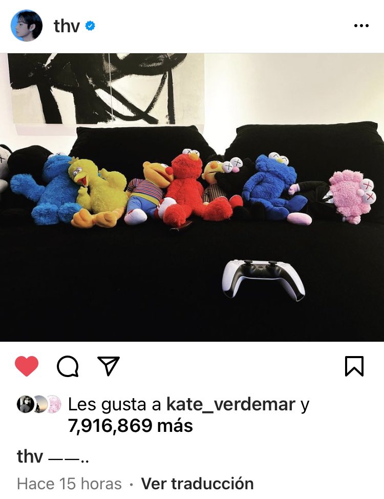 TaeperuFan's tweet photo. IG 📸

Para les que somos noctámbules, el post de Tae que hizo el día de hoy ya sobrepasó los 7M 

Les dejamos el link:
🖇 https://t.co/M31FLQZWnI

방탄소년단뷔 @BTS_twt https://t.co/3qcXsIP06R