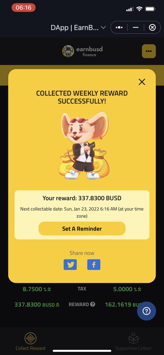 EarnBusdToken's tweet photo. #Safemoon VS  #EarnBUSD💵

#truestory

7000$ invested   |  10000$ invested
Earn 0,25$ /day  |  Earn 48$💰/ day

$1,5BN MarketC. | $0,003BN MarktC.
10X potential        |  1000 X potential
Poor DApp             |  Nice DApp
Already Known      |  Undiscovered

#SFM #DeFi 
DYOR💡 https://t.co/gHcr7Slq2d