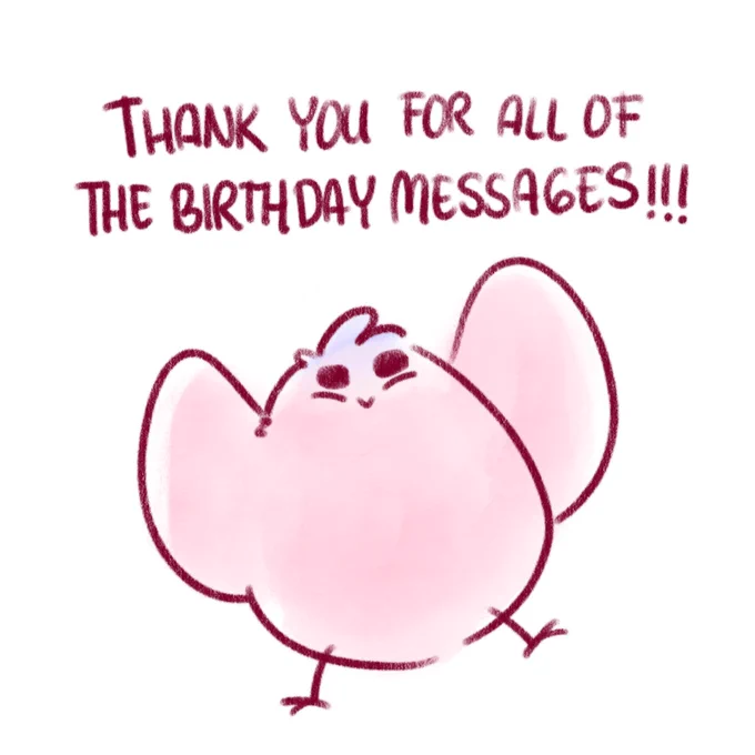 🥳🥳🥳 I'M OLDᵉʳ! 🥳🥳🥳
thank you for all of the birthday messages!!! https://t.co/dflJcZE1dD 