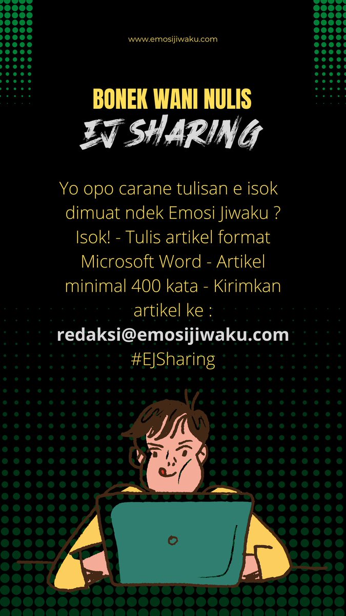 Ayo rek EJ Sharing #BonekWaniNulis