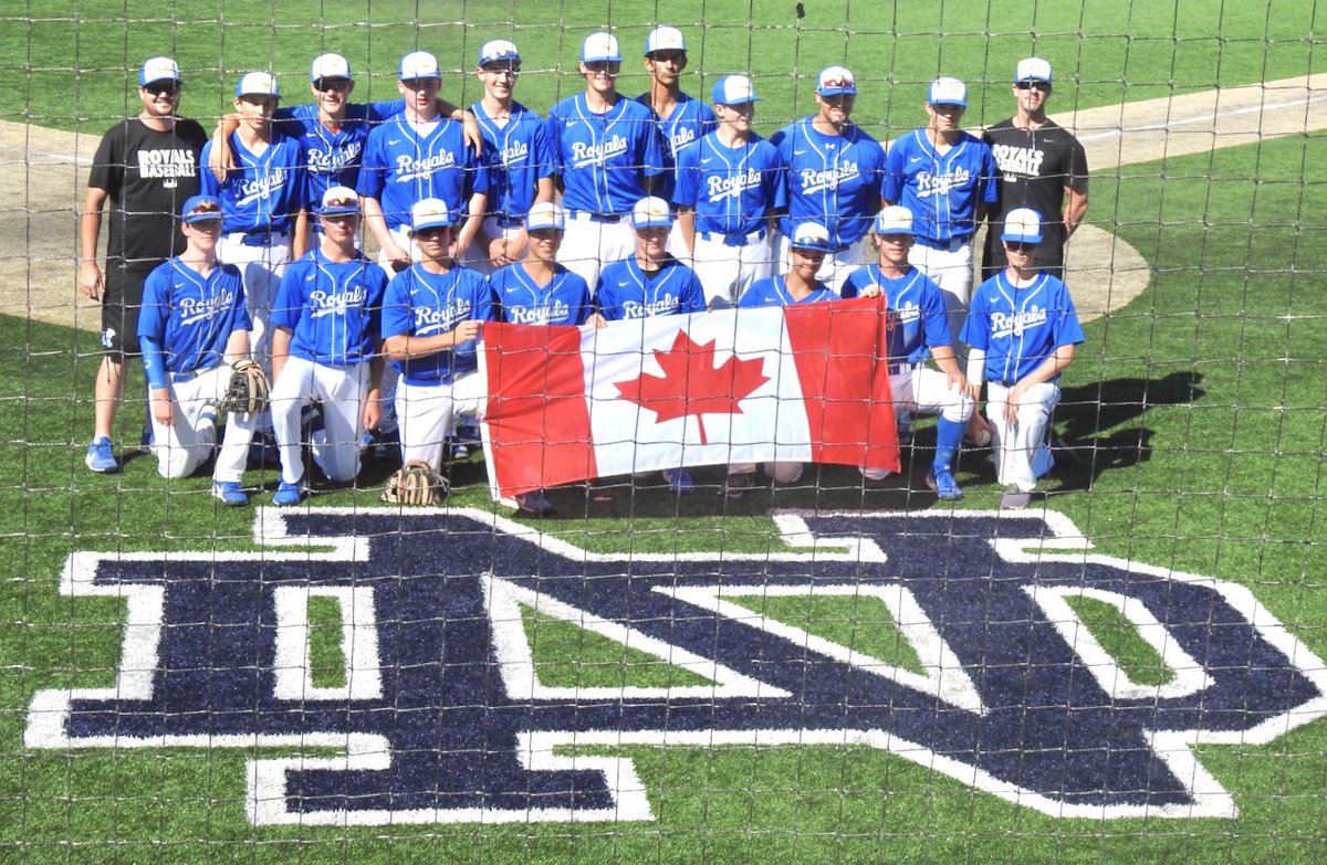 Chaun14's tweet photo. @FightingIrish My son’s team playing there a couple summers ago! He then went back again, with his hockey team.  Lucky kid!! https://t.co/g5cX0KwErd