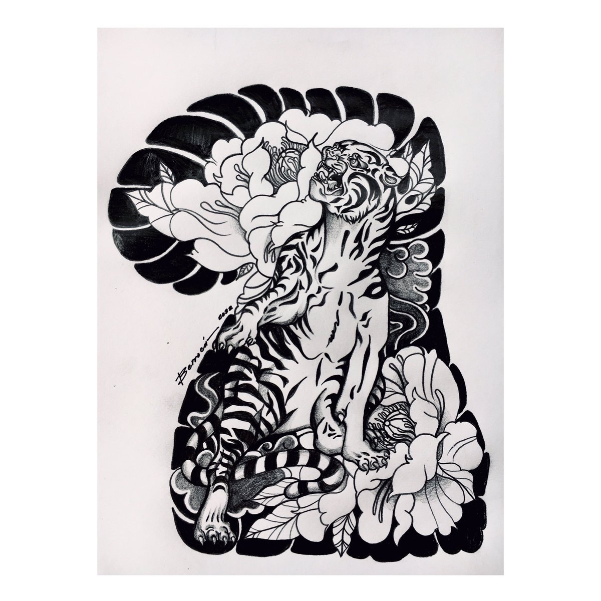 berroca_art's tweet photo. Half Sleeve Oriental Tiger Tattoo Design 🐅

It’s getting harder to commit and finish artworks so I’m proud of this one #artwork #ArtistOnTwitter #tattooart #oriental #tiger #artph https://t.co/61uzHAQBqk