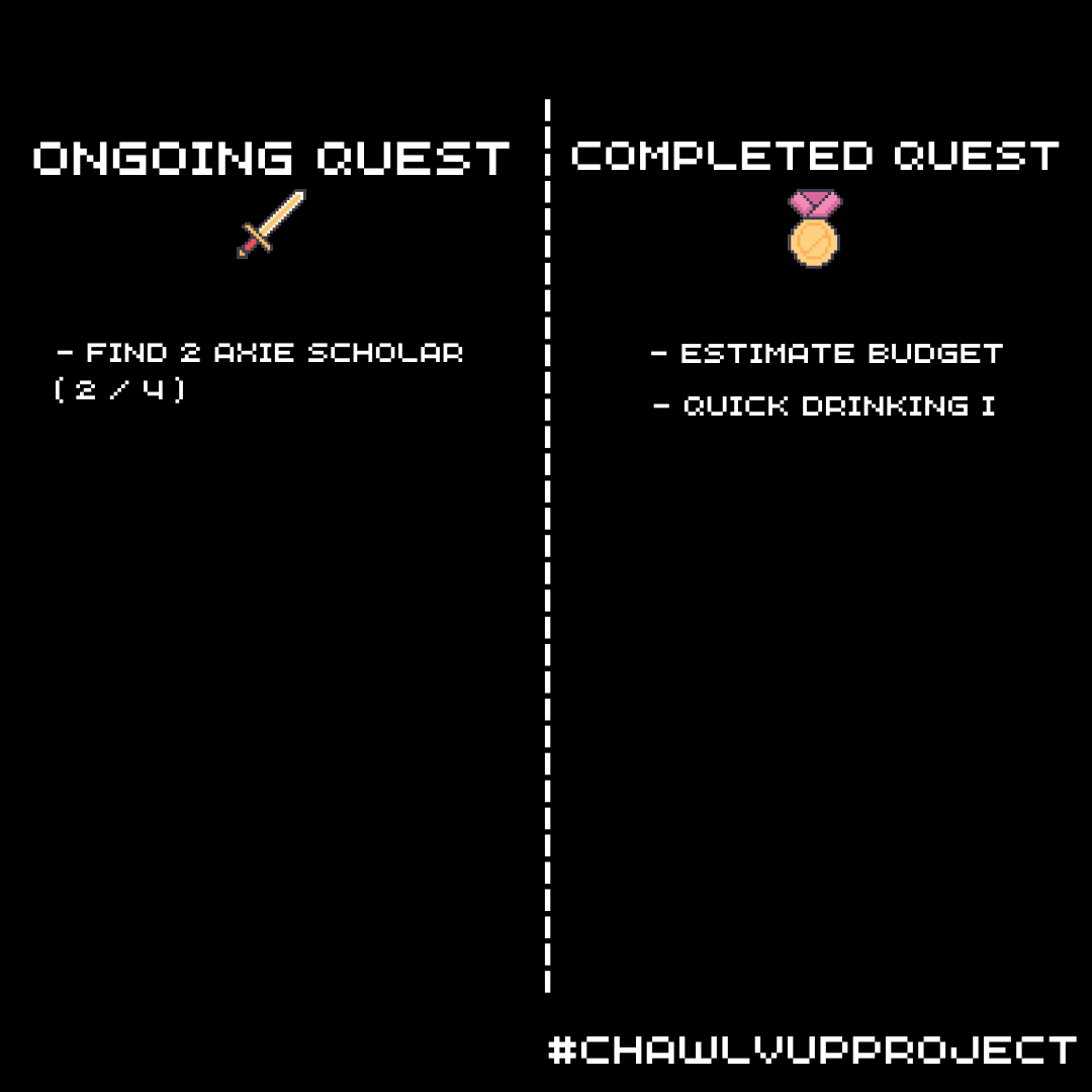 chawlvup's tweet photo. LV up!
I'm lv 2.
Let's see what quest i gonna accept.
I can feel this project make me fun so much.

#CHAWLVUPPROJECT https://t.co/95b8Zyw48J