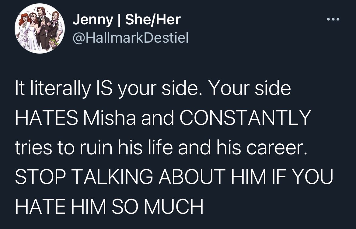 impalanights's tweet photo. Since you blocked me before I could answer… I’m not talking about him. I’m talking about ppl who accuse us of stuff we didn’t do 👋🏻 and may I remind you that hellers did whole campaigns to get walker canceled before it even aired? We’re just minding our own business https://t.co/jkdgLPNQa7