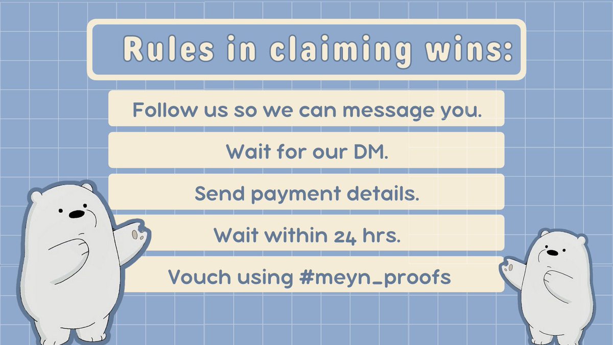 MeynBears | Meyn's claiming acc tweet media