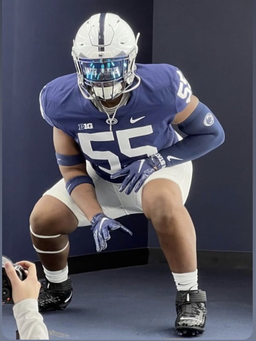 JasirePeterson's tweet photo. Thank you @coachjfranklin, @CoachTrautFB and the rest of the Penn State coaching staff for showing me a great time at their junior day! #WEARE https://t.co/ex06vQJprG