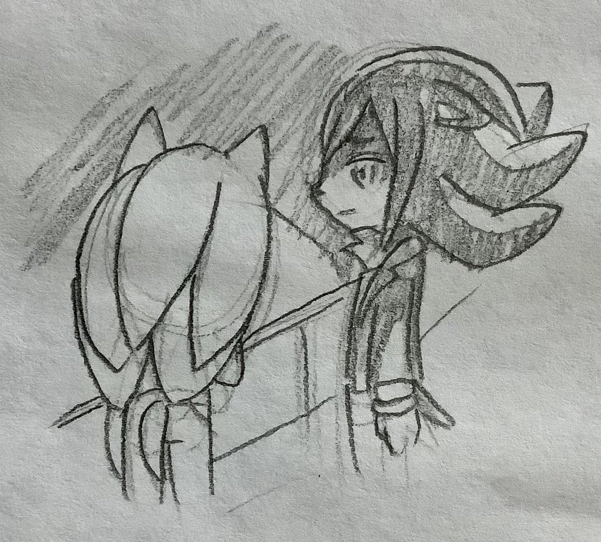 LiveWireGoth's tweet photo. Day 4 of #sonadowweek is Familiarity/Sports, I chose familiarity(at least I hope I did)

Shadow showing Sonic what still feels familiar to him from where he "grew up" at on the Ark

@starlightzonee https://t.co/BvcvLKFPq4
