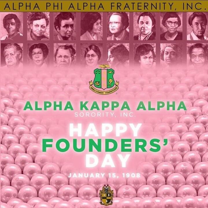 VanRJohnson's tweet photo. Happy Founders' Day to my amazingly beautiful and talented sisters of Alpha Kappa Alpha Sorority Incorporated, especially the Alpha Kappa Alpha Sorority Inc. Gamma Sigma Omega Savannah, GA! #J15 #AKA #FirstPham ππ€π https://t.co/ctPYniH0zO