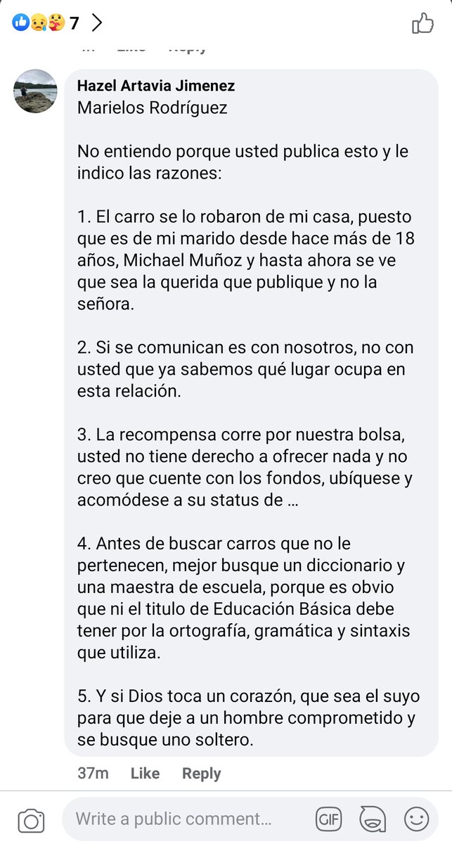 NellaZ's tweet photo. Las joyitas que se topa uno en FB. 🤣 https://t.co/evOVMP0SQT