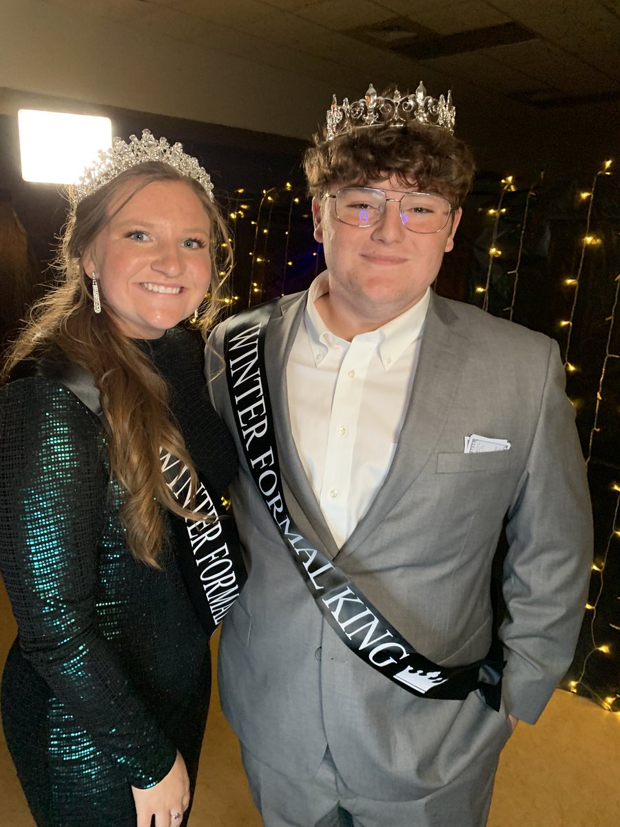 CONGRATULATIONS TO OUR ‘22 WINTER FORMAL QUEEN AND KING!!! Kaylee Potter &amp; Garrison Byerly!! <a href="/LCMBearFacts/">LCM Bear Facts</a>