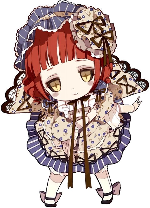 LolitaOfTheDay_'s tweet photo. Today's Lolita of the day is Rionetta from Magical Girl Raising Project: Restart! 
Her style is Classical! https://t.co/vEO94t2pcW