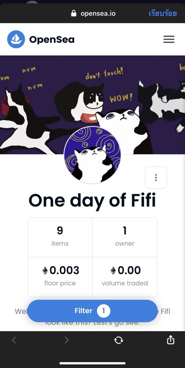 bubbleprincessp's tweet photo. My New Collection ✨✨ 😸🤍🖤: One day of Fifi. For sale: 0.003 - 0.004 ETH https://t.co/zabhu1dvCs