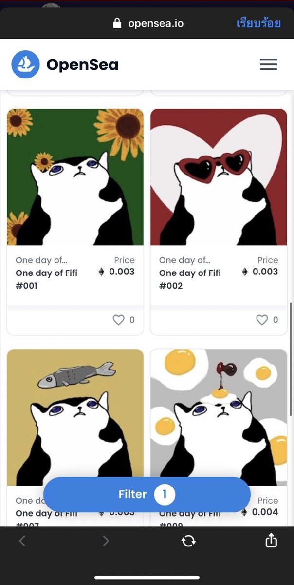 bubbleprincessp's tweet photo. My New Collection ✨✨ 😸🤍🖤: One day of Fifi. For sale: 0.003 - 0.004 ETH https://t.co/zabhu1dvCs