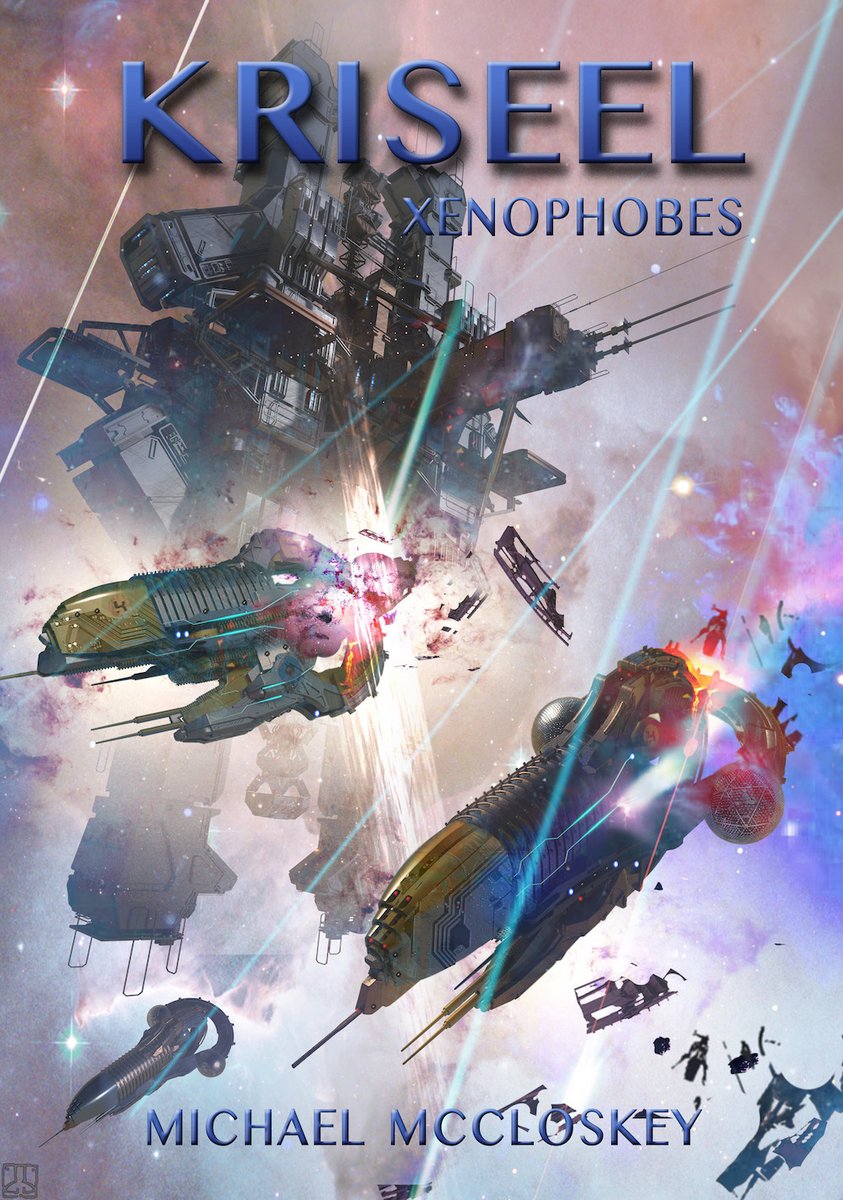 Publishing The Kriseel Xenophobes, the 18th book in the PIT series this evening. Here is the artwork by Stephan Martiniere (see more of his work at martiniere.com) #ebook #scifi #sciencefiction