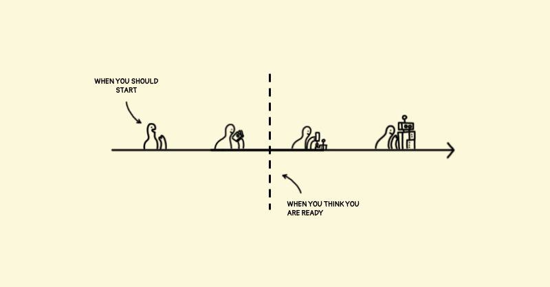 StartupIllustr's tweet photo. “Start before you’re ready.” - Steven Pressfield https://t.co/Ck7RT3z7rf