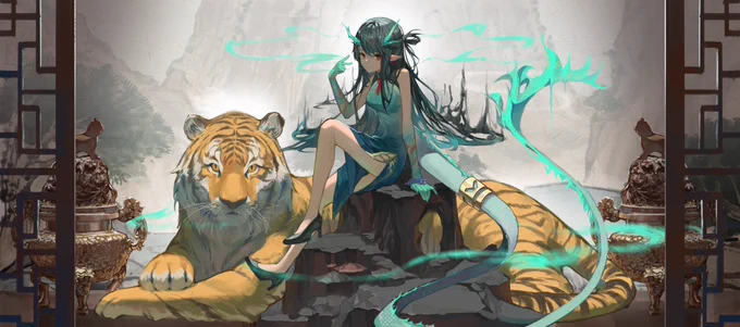 🐉🐯#Arknights #アークナイツ 