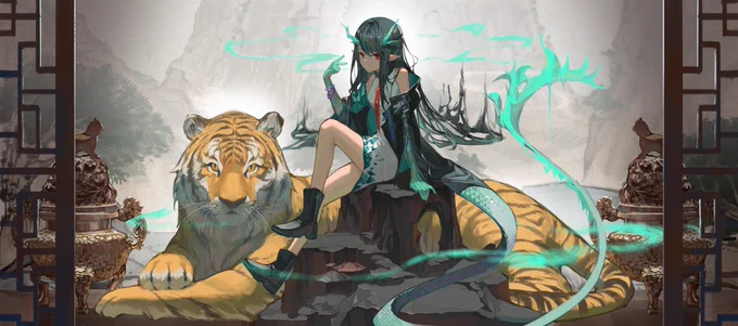 🐉🐯#Arknights #アークナイツ 