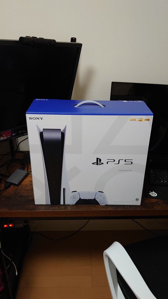 33shKy's tweet photo. ついに我が家にPS5が！！たのちみ♪ https://t.co/DAG9iDh8eW