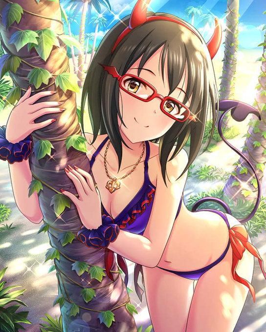 #公式絵を別アングルから描くとエロい
以前に上条ちゃん水着でほぼそれに近い事やってたのを思い出した 