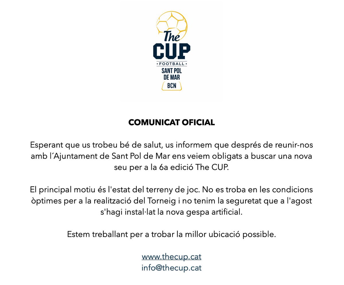 The CUP tweet media