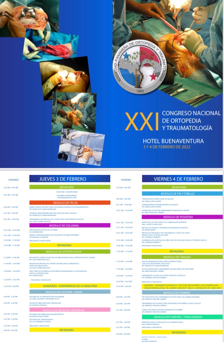 Capa1973's tweet image. En poco más de dos semanas tendré el placer de participar en el XXI Congreso Nacional de Ortopedia y Traumatología de Panamá, donde daré unas charlas sobre lesiones del tendón de Aquiles y lesiones por sobrecarga en el deporte