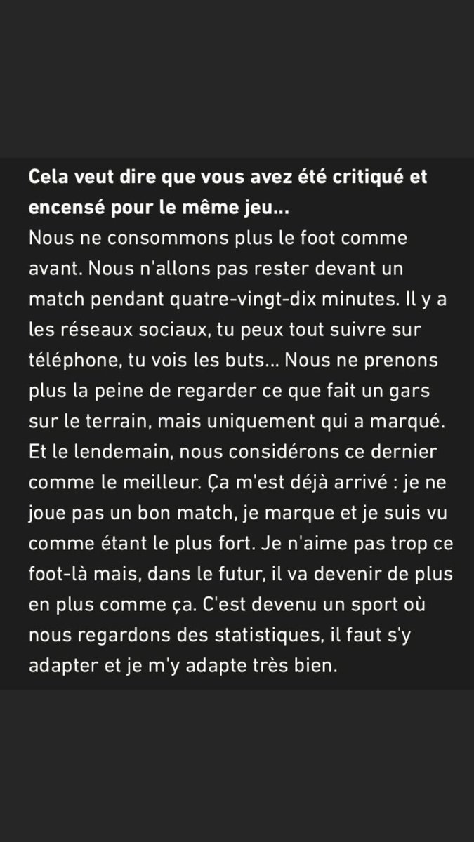 Propos très justes de Karim Benzema 👏👇👇👇👇