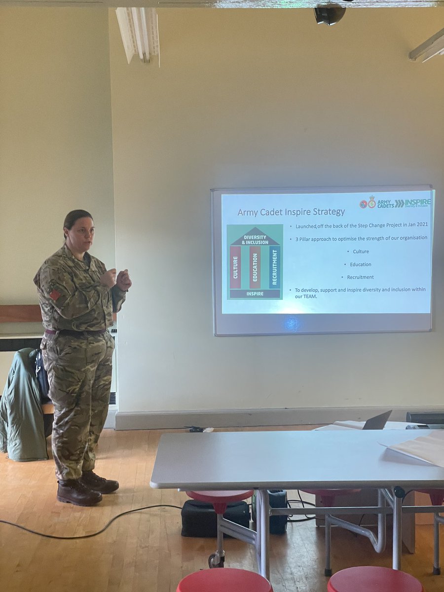 AC_INCLUSION's tweet image. Delivering Diversity and Inclusion update to @CumbriaACF this morning. Positive engagement and realisation that the importance is building a strong TEAM of great people! @ColCadetsHQNW @Dept_ColCdt_NW @nwrfca @ArmyCdtsINSPIRE #armycadetinclusion