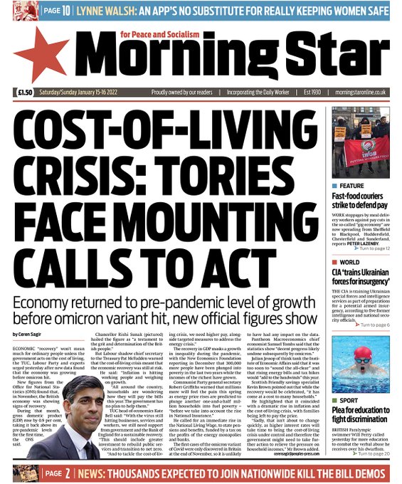 @nickgibbens @doncoyote52 @jjsmclaughlin @katheder @graceblakeley I used to buy Guardian newspaper, and occasionally read @M_Star_Online & Telegraph for balance. Since I stopped at home from March 2020, I subscribe online to #ThePeoplesPaper paper & accepted the need for socialism within Government.