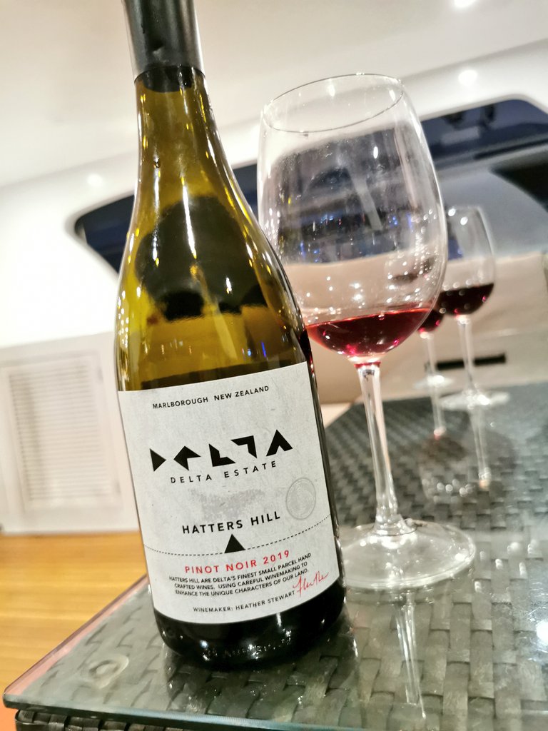 Nightcapstories's tweet photo. A luscious 2019 #pinotnoir by Marlborough's @DeltaEstates. 🍷 https://t.co/5l8Fiymwpi