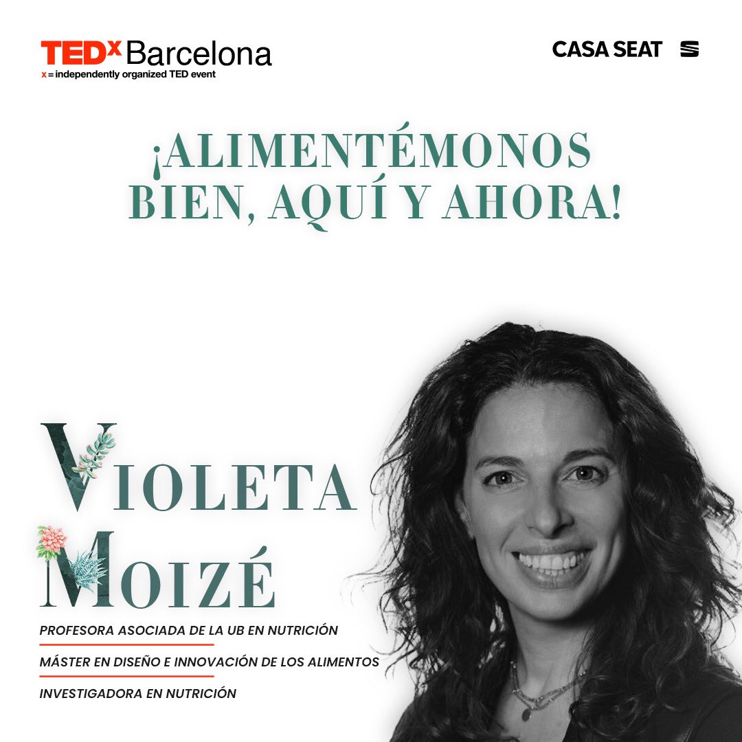 TEDxBarcelona's tweet photo. 1/2
Hoy os presentamos a la primera de nuestras ponentes, @VioletaMoize 👏✅ Aquí os dejamos una breve descripción sobre el contenido de su charla: https://t.co/7J5QrD1Jf1