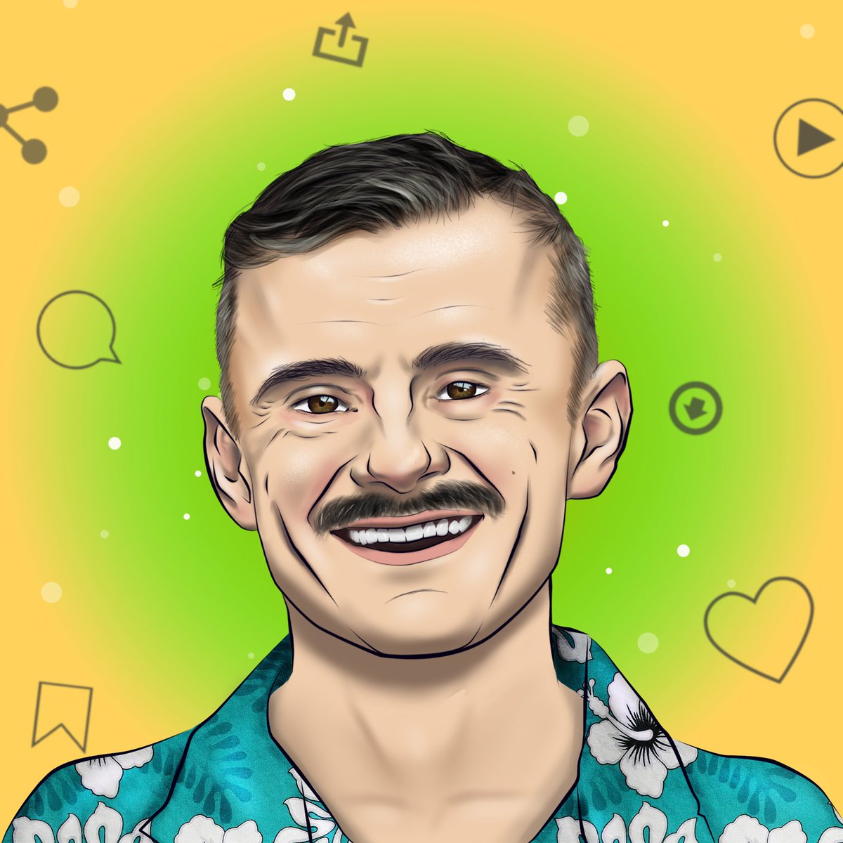 Day 3 of However many we need to reach @garyvee Yo @garyvee we know you're busy and all, but quick question. Beard or mustache? #NFT #NFTCommunity #NFTartist #nftart #NFTCollection #NFTCollection