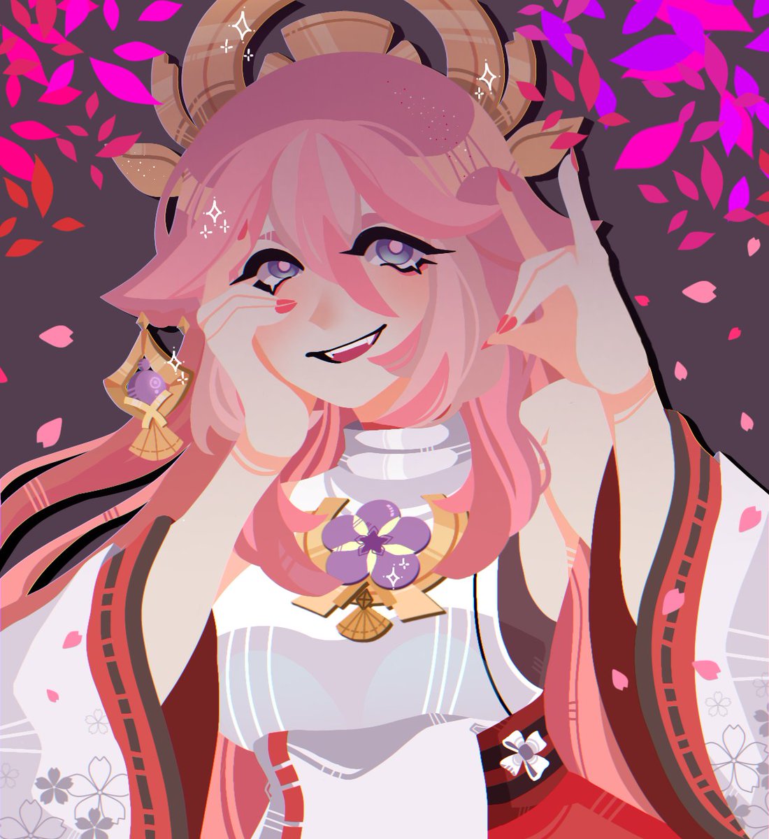 SystemError_aaa's tweet photo. #GenshinImpact #原神 #YaeMiko

🌸🦊🌸🦊🌸🦊🌸
Под нежным платьем хвостов девять у лисицы
Сведут с ума, дорожкой в гроб ведут ресницы https://t.co/ZPgcjHJgsL