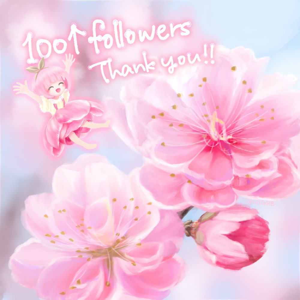 niiloRB's tweet photo. フォロワー様100人突破ありがとうございます✨
これからもよろしくお願いいたします！

百に因んで、ももの花と女の子を描きました🌸🍑
#TLを花でいっぱいにしよう #絵描きさんと繫がりたい #illustration #イラスト https://t.co/rRaEQ3j6I3