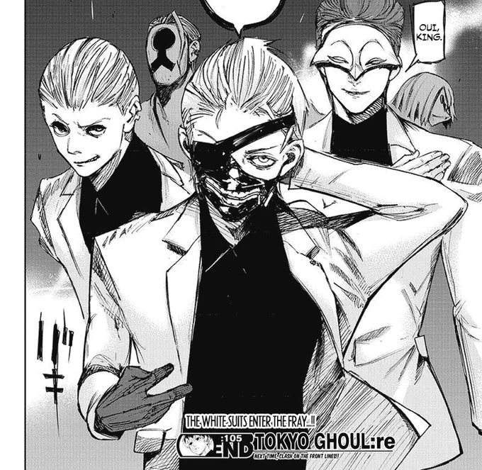 white suit kaneki ken was really something like ishida sui popped off with the design 