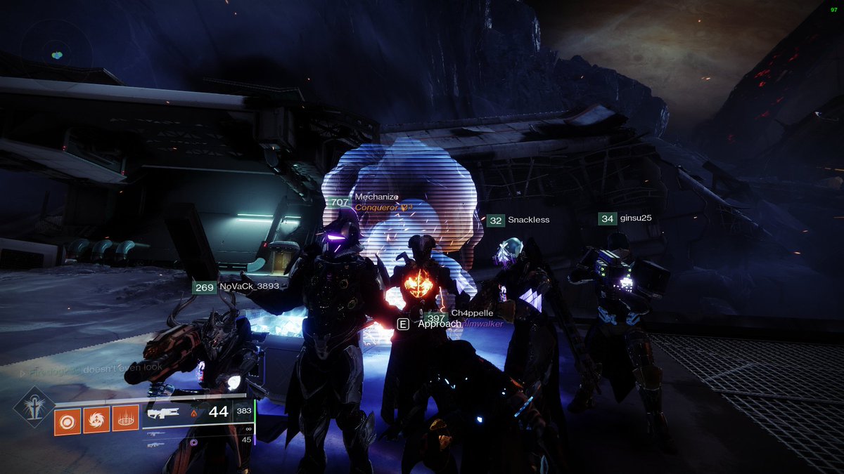 NoVaCk_3893's tweet image. Took @IamSnackless @PeapodPlayful and @firedog_239 through their first DSC run with the help from @xMechanizex and Chappelle. Also, Ginsu got EOT first ever run. i had so much fun GG's Freindos #deepstonecrypt #Destiny2