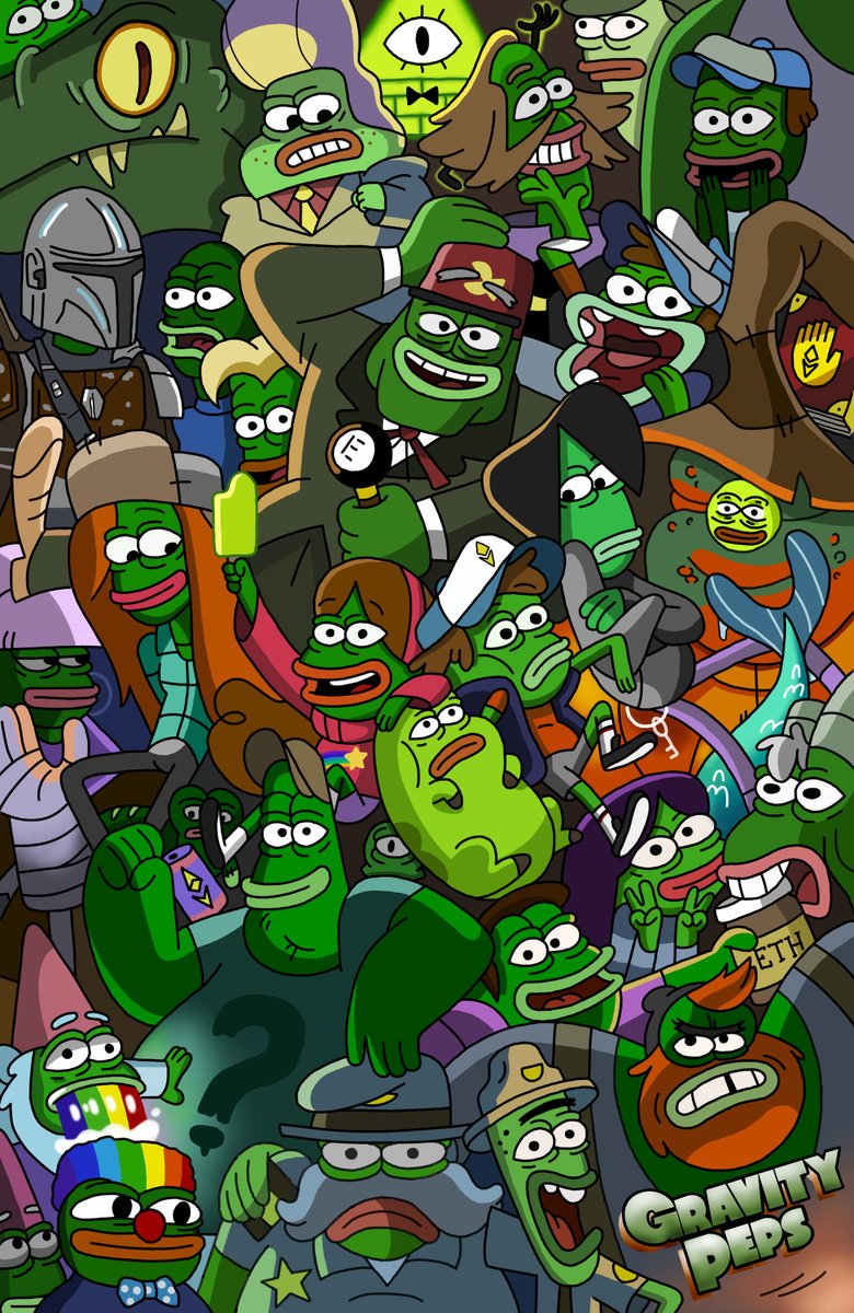 Gravity Peps is ready! Check it at @withFND
<a href="/jaggedsoft/">jagged</a> <a href="/jaggedVIP/">SKOPfather</a> 
#pepe #frogfam❤️ #pepethefrog #nft #NFTs #NFTartist 🐸
foundation.app/@Gudvin/~/1295…