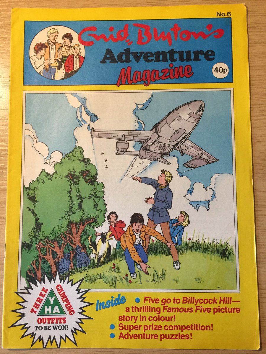 WatsonsVintage's tweet photo. Excited to share this item from my #etsyshop : EXTREMELY Rare Vintage From 1986 Enid Blyton's Famous Five 'Adventure Magazine' Issue No 6 Comic Strip Magazine #RareCollectable #NostalgicGift https://t.co/4a5T5wLh3s #1986 #EnidBlyton #AdventureMagazine #RetroGift #UnusualGift https://t.co/DpnONIkouq