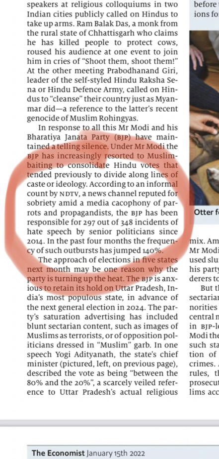 Suparna_Singh's tweet photo. “NDTV, a news channel reputed for sobriety amid a media cacophony of parrots and propagandists…” https://t.co/zC118RpRdL