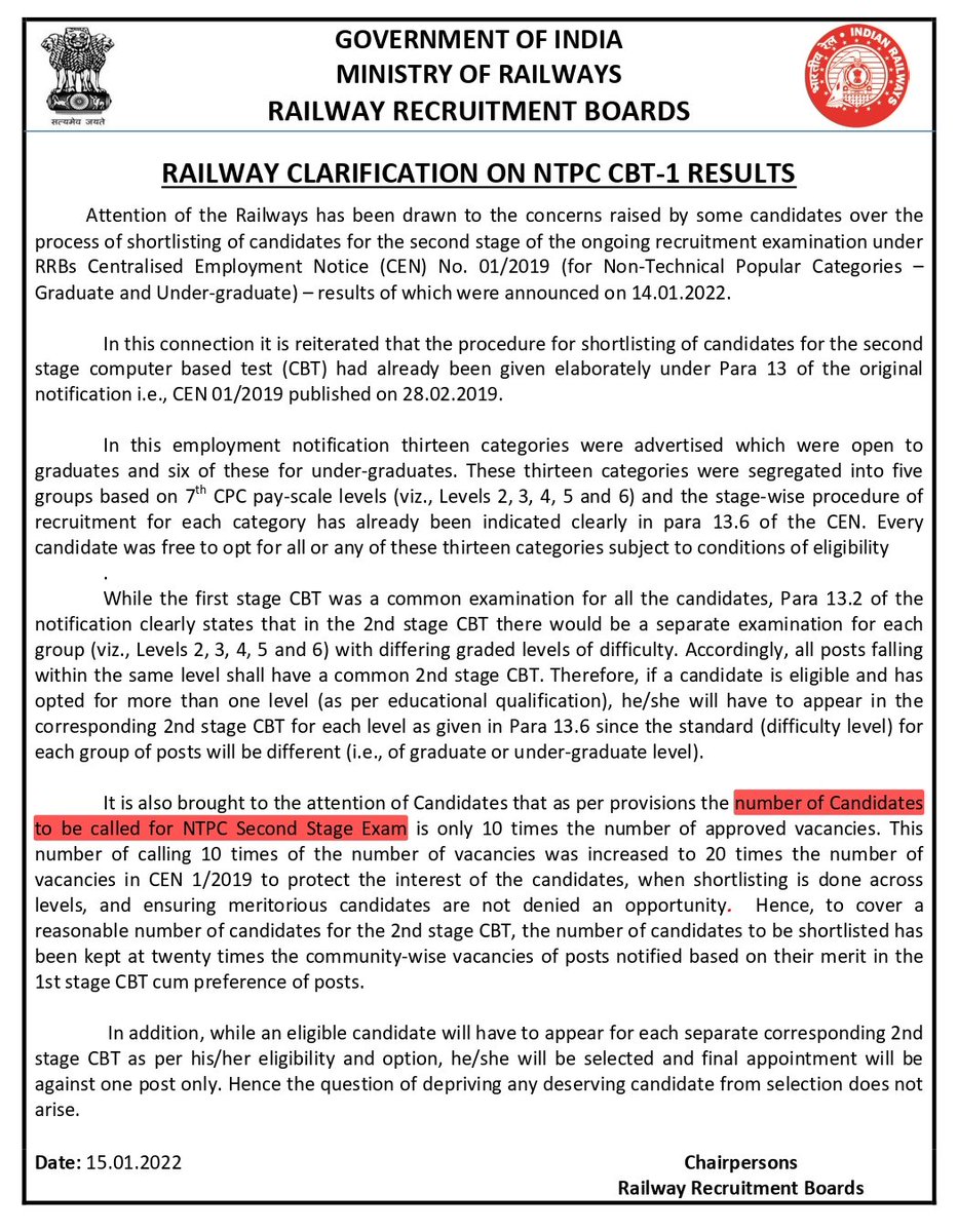 DileepJareda2's tweet photo. #RRBNTPC_Scam
#improve_ntpc_result
cancel #RRBNTPC_RESULT
it's a big scam, We want to revised results. Don't give any clarification, same students passed CBT-1 in each level. https://t.co/uOsbSUezhX
