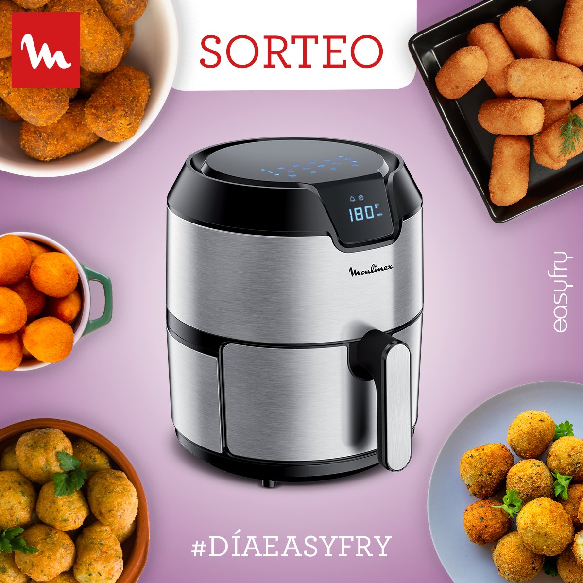 Moulinex_ES's tweet photo. ÚLTIMO DÍA DE SORTEO. Participa ahora entrando en nuestro perfil de Facebook e Instagram https://t.co/1jpB2k3vXC