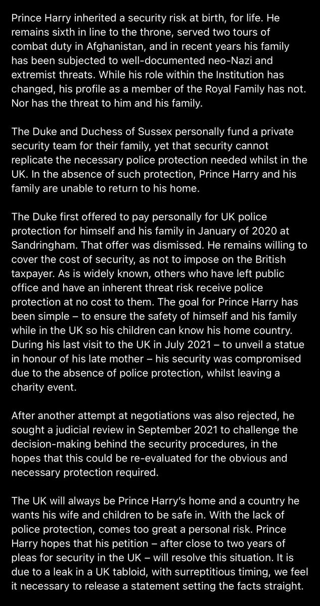 SholaMos1's tweet photo. Prince Harry is NOT suing Britain.
What a disgusting headline by Daily Fail. Typical clickbait lies. You only have Meghan on here to profit off her & incite hate against Prince Harry & Meghan Markle.
THEY DONโT WANT TAX PAYERS MONEY
LIE VS. TRUTH https://t.co/LbBdPssrpw