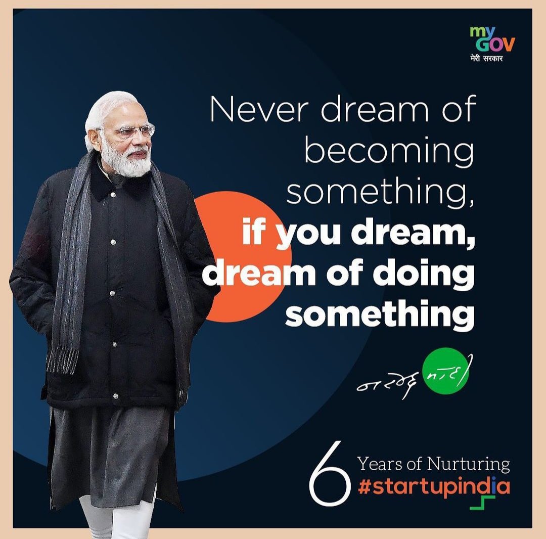 spsinghahuja's tweet photo. #startupindia #NationalStartupDay #startups 
India is becoming global leader with brilliance, passion and innovation , @mygovindia  providing wings of support &amp; guidance thru startup policy.
Thanks to visionary PM @narendramodi ji &amp;
@IITKanpur @nikhilagarwal7 @abandopa #exalta https://t.co/Ofsskhfn07